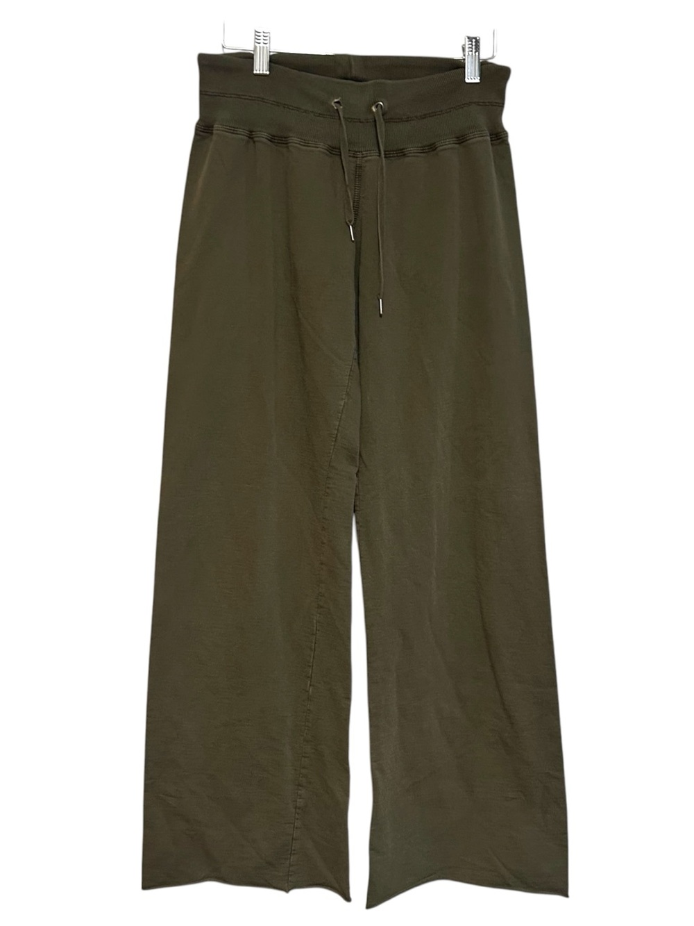 Y2K lucky brand XS-S wide leg sweatpants vintage Made In USA solid low rise